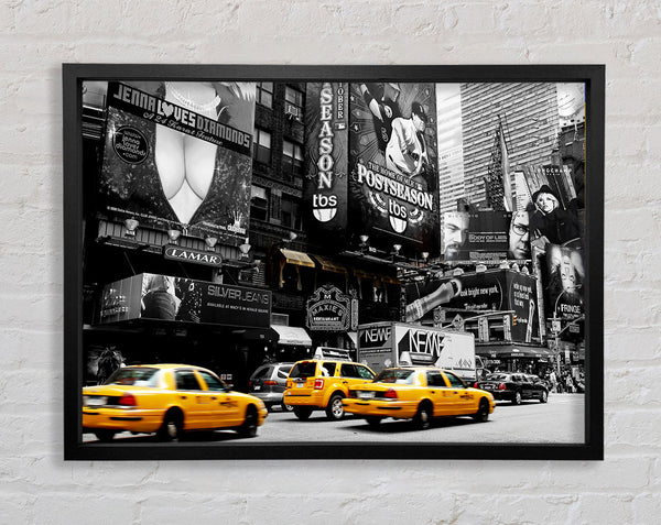 NYC Broadway Cabs B N W Gelb 