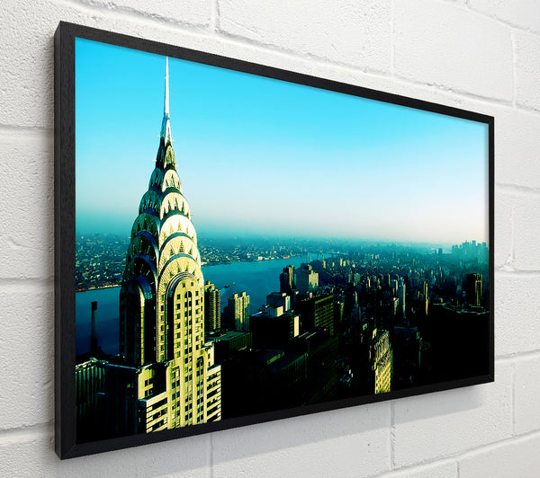 Nyc Empire State Blue