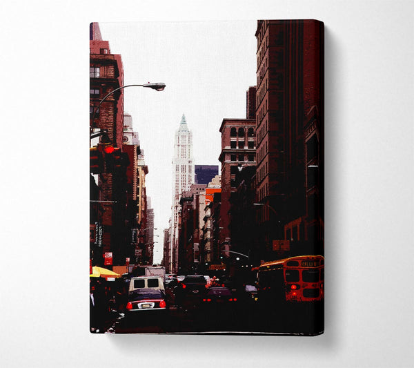  A Canvas Print of Nyc Empire State View Canvas Print