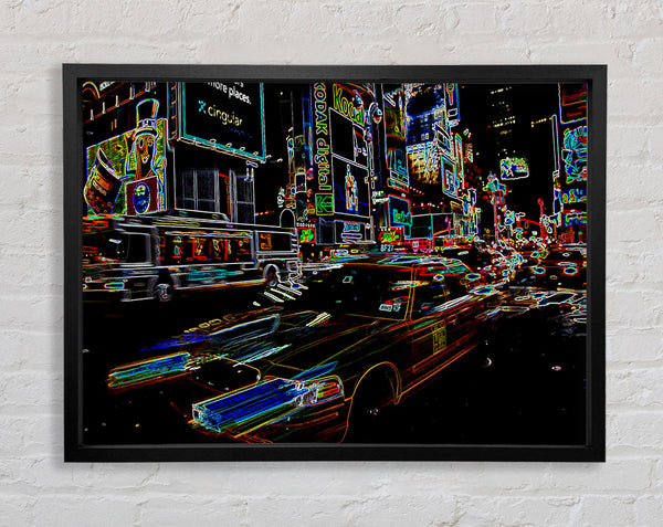 NYC Taxi Psychedelisch 