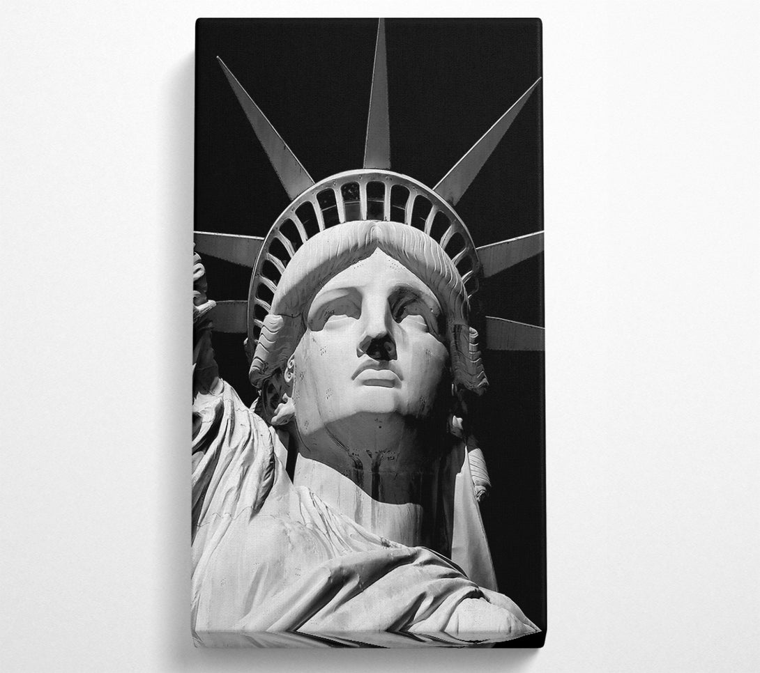  A Canvas Print of Nyc The Big Apple Statue Of Liberty Canvas Wall Art