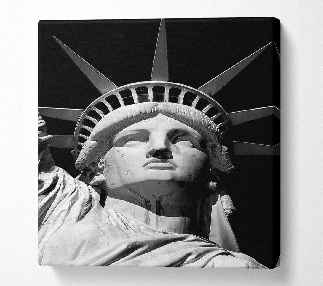  A Canvas Print of Nyc The Big Apple Statue Of Liberty Canvas Wall Art