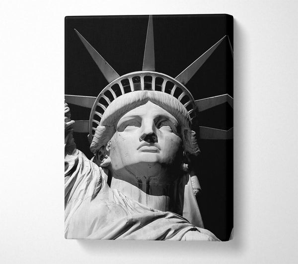  A Canvas Print of Nyc The Big Apple Statue Of Liberty Canvas Wall Art