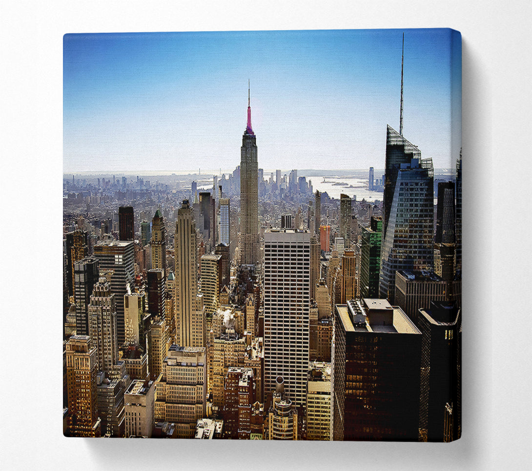  A Canvas Print of Nyc The Big Apple Canvas Art