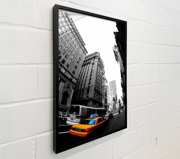 Nyc Yellow Cab On 5Th Avenue