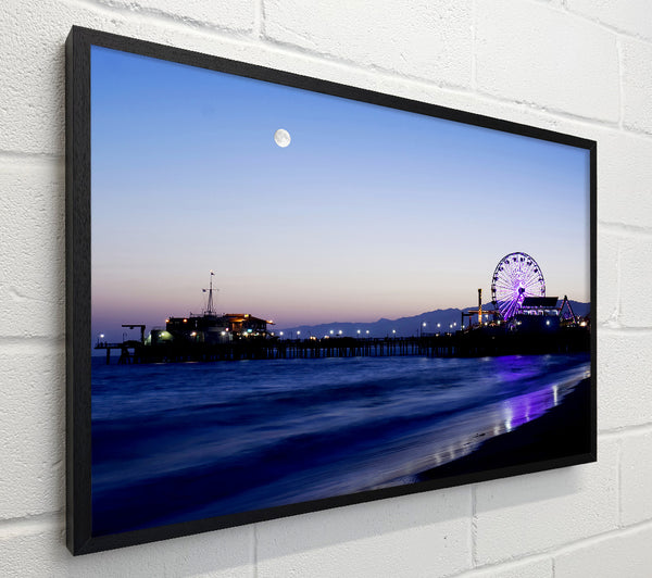 Ocean Pier Moonlight