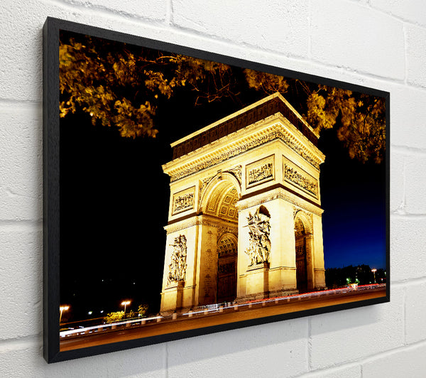 Paris Arc De Triomphe Night Glow