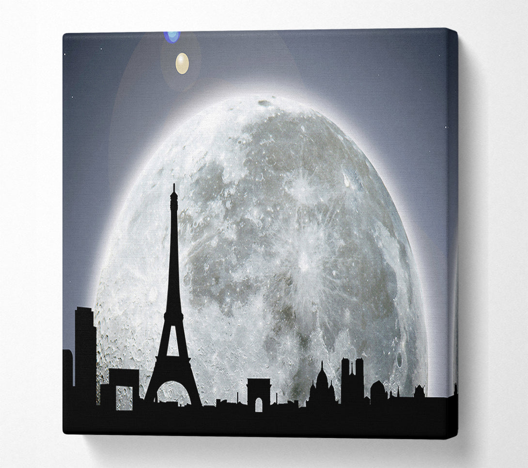  A Canvas Print of Paris By Moonlight Canvas Art