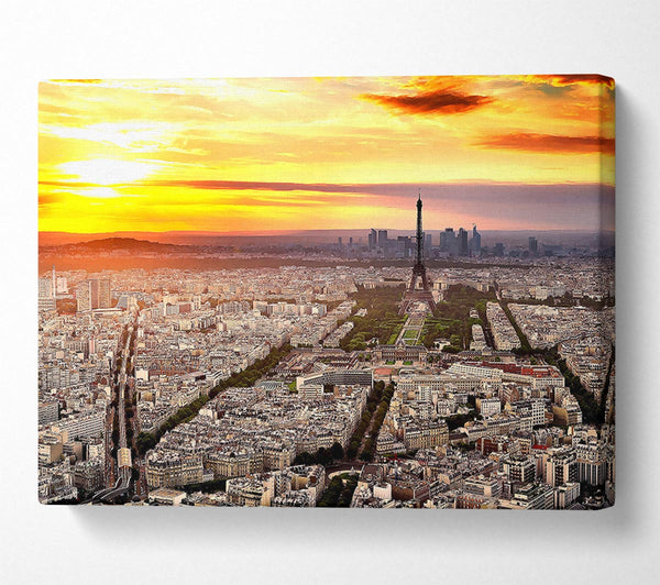  A Canvas Print of Paris City Canvas Art