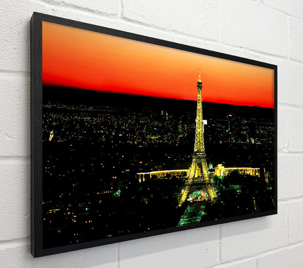 Paris Eiffel Tower Golden Nights