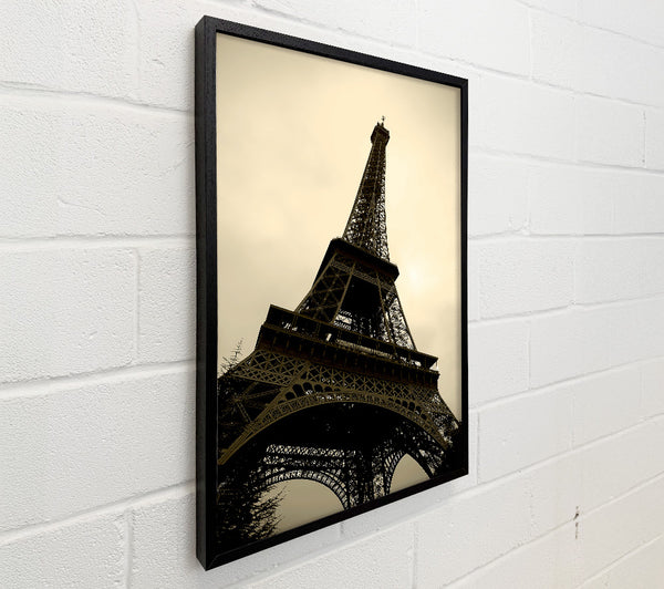 Paris Eiffel Tower Sepia