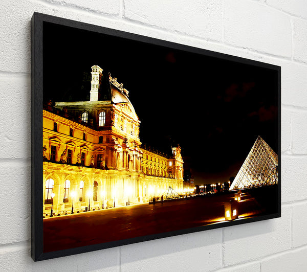 Paris Louvre Lights