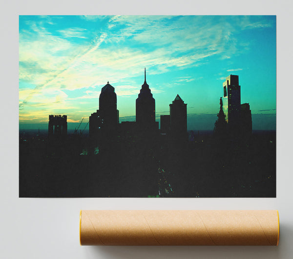 Philadelphia Usa Print