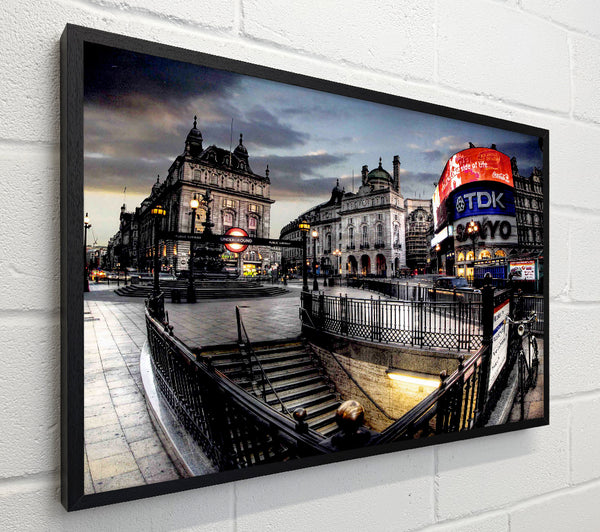 Piccadilly Circus London At Winter