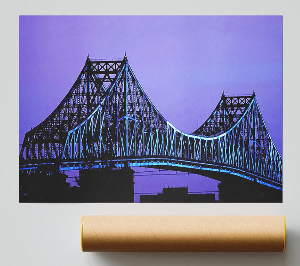 Purple Bridge Giclee Print