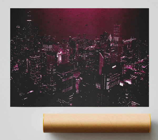 Purple City Print