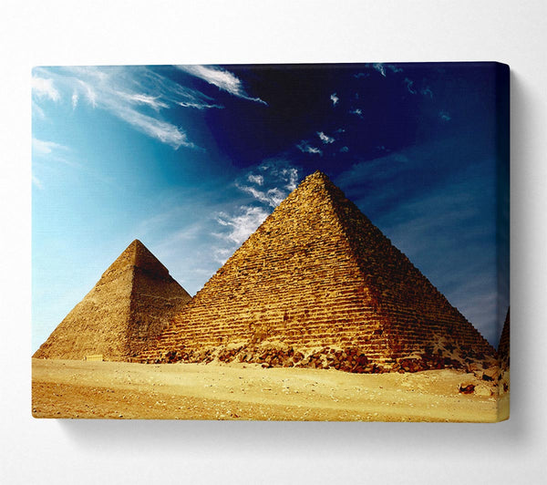 A Canvas Print of Pyramids Cairo Egypt Canvas Wall Art