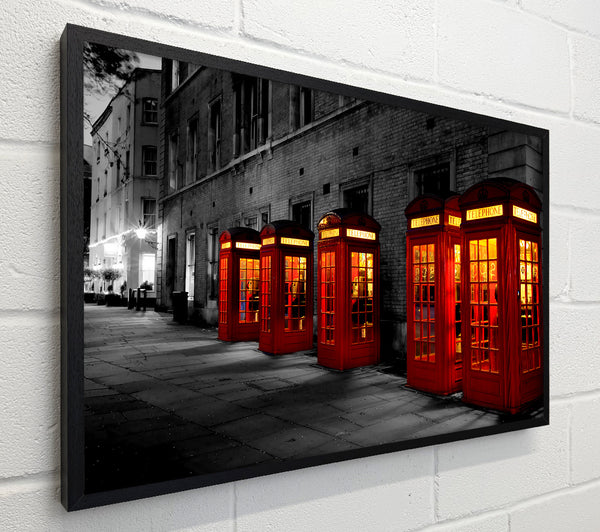 Red Telephone Boxes London England