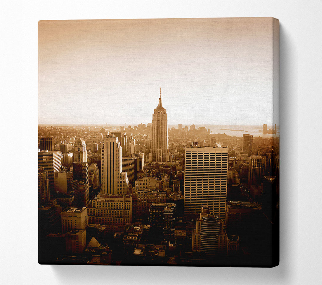  A Canvas Print of Retro New York Canvas Art