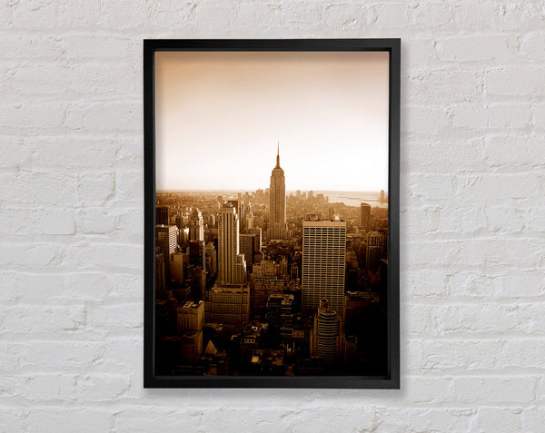 Retro New York Framed Print