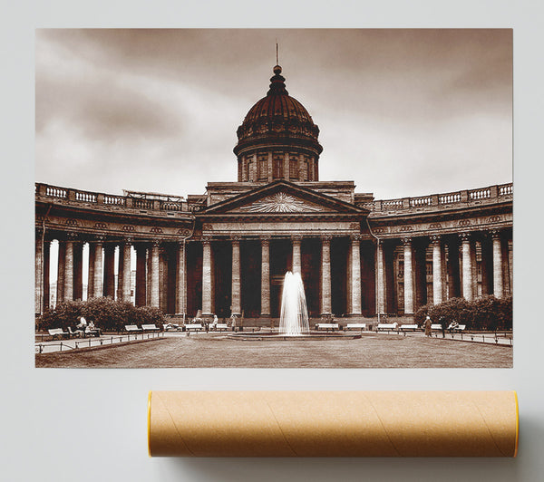 Rome Brown Poster