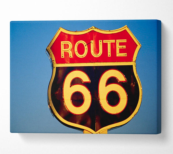  A Canvas Print of Route 66 Canvas Wall Art