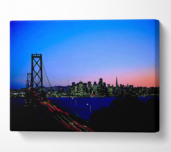  A Canvas Print of Rush Hour From The City Canvas Print