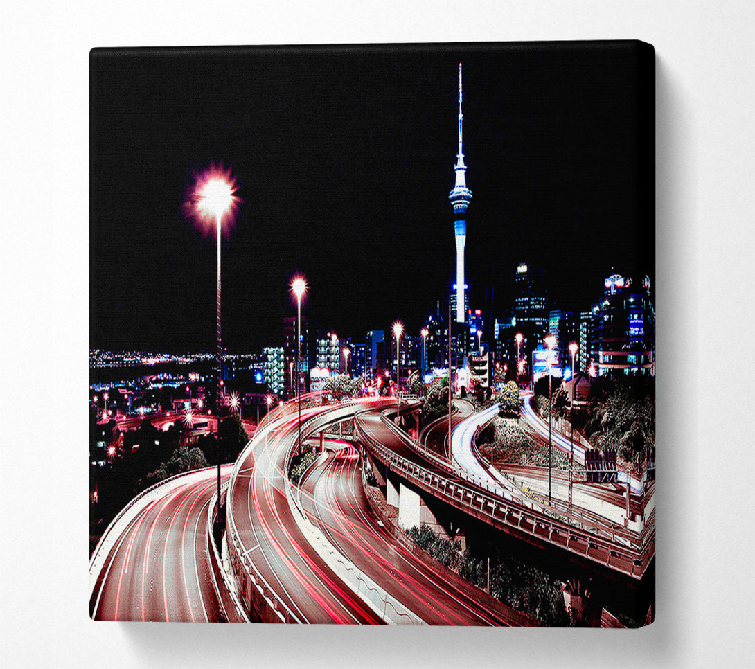  A Canvas Print of Rush Hour Canvas Print