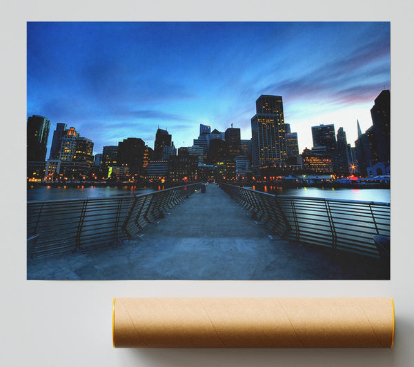 San Francisco At Dusk Poster