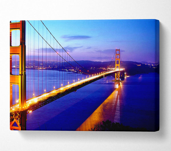  A Canvas Print of San Francisco Bridge Afar Canvas Art