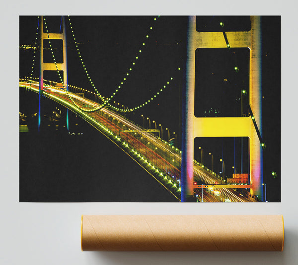 San Francisco Bridge Close-Up Print