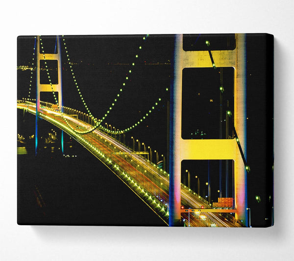  A Canvas Print of San Francisco Bridge Close-Up Canvas Wall Art