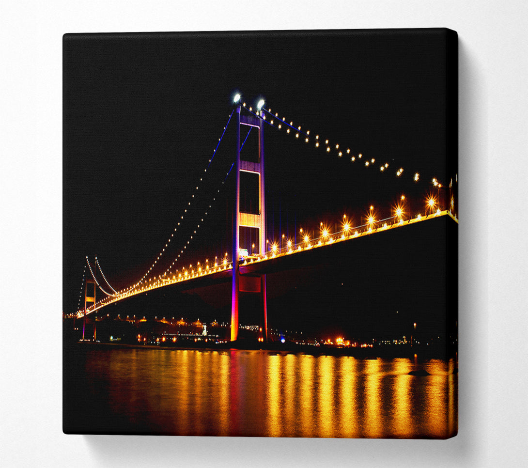  A Canvas Print of San Francisco Bridge Reflections Canvas Art