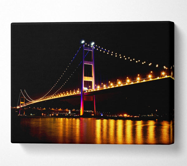  A Canvas Print of San Francisco Bridge Reflections Canvas Art