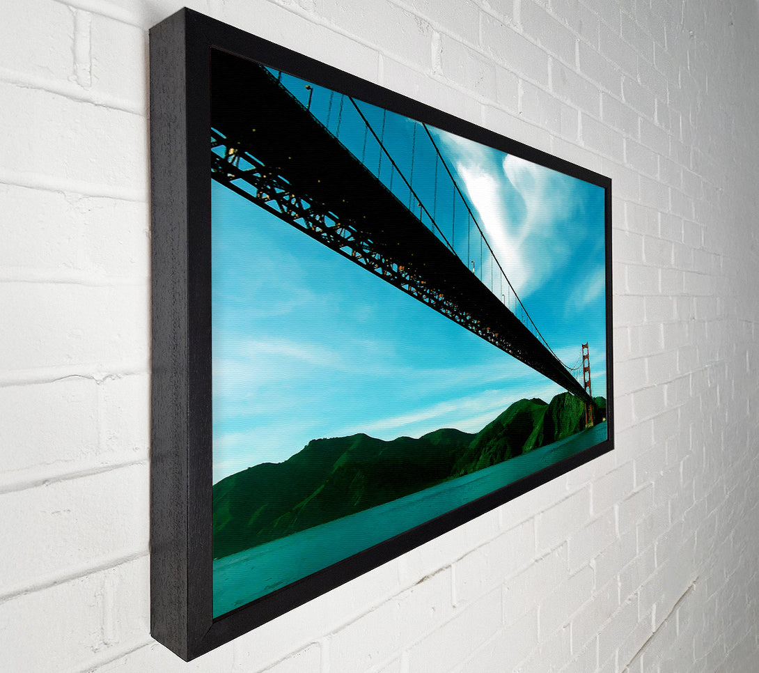  A Canvas Print of San Francisco Golden Gate Bridge Blue View Canvas Print