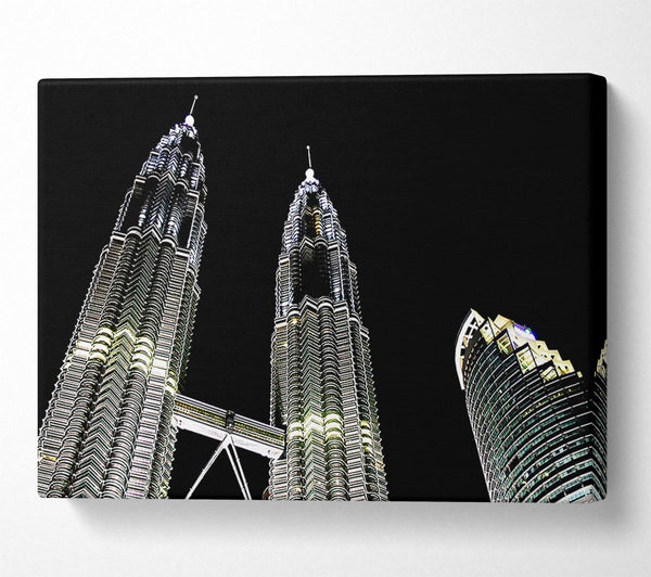  A Canvas Print of Saudi Arabia Night Lights Canvas Art