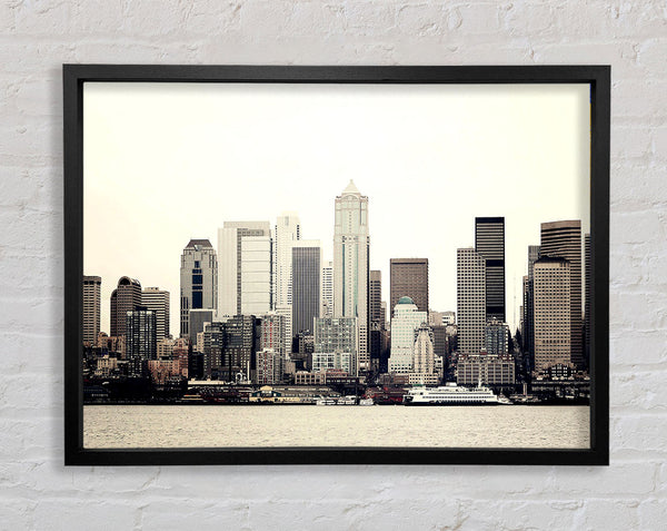 Seattle As Seen From Elliot Bay