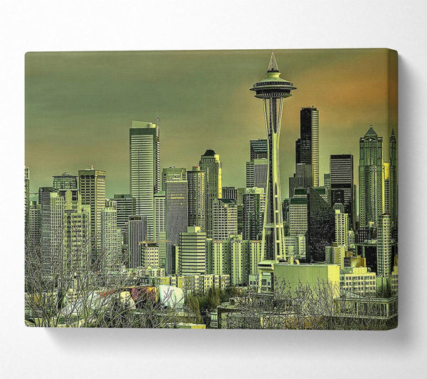  A Canvas Print of Seattle Tower Canvas Art
