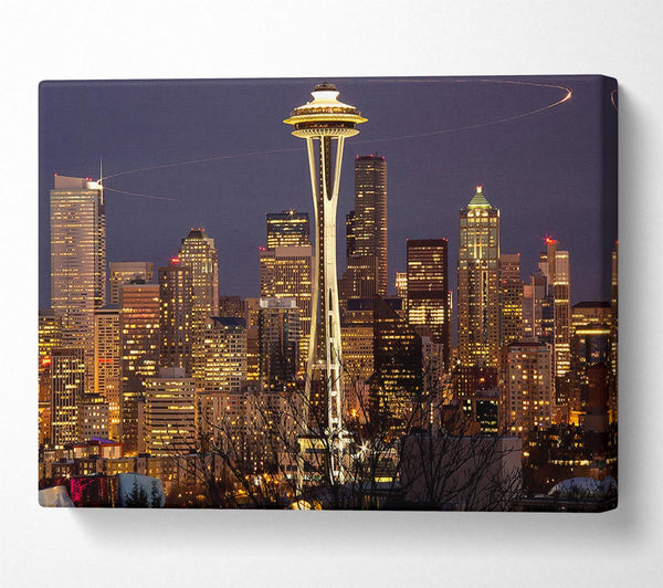  A Canvas Print of Seattle Washington Canvas Print