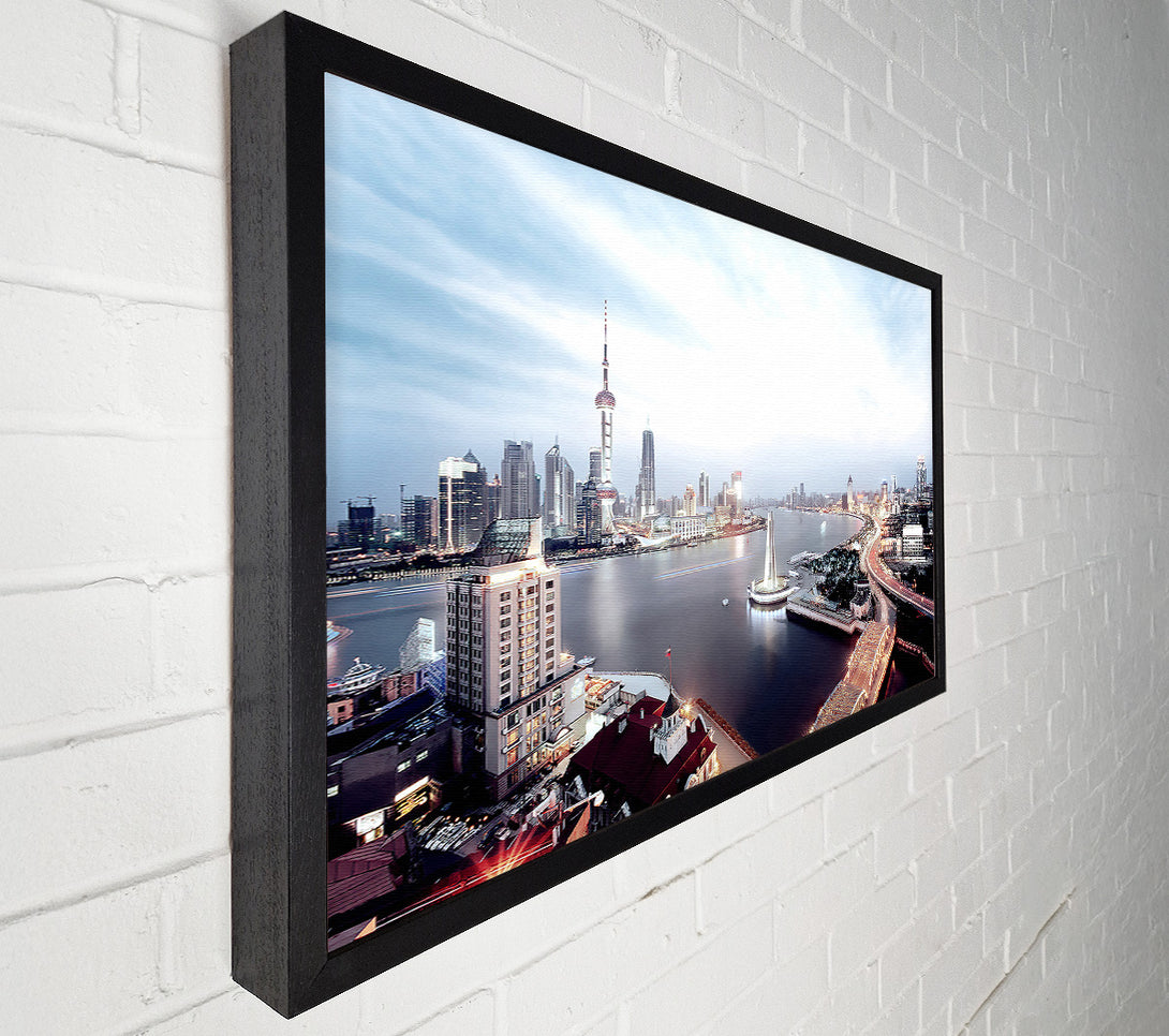  A Canvas Print of Shanghai Skyline Canvas Print
