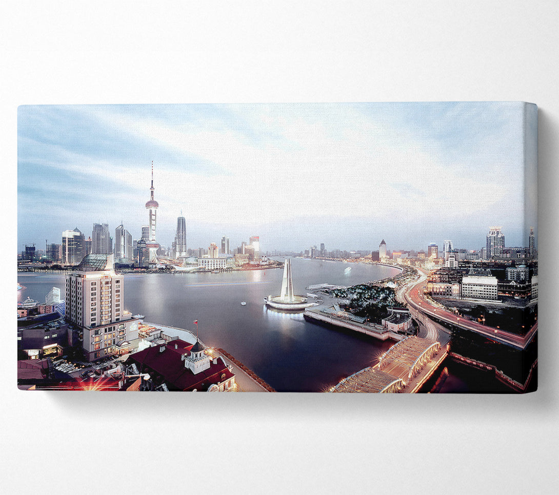  A Canvas Print of Shanghai Skyline Canvas Print