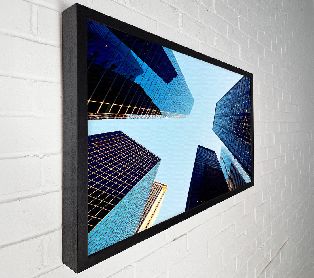  A Canvas Print of Skyscraper Skies Canvas Wall Art