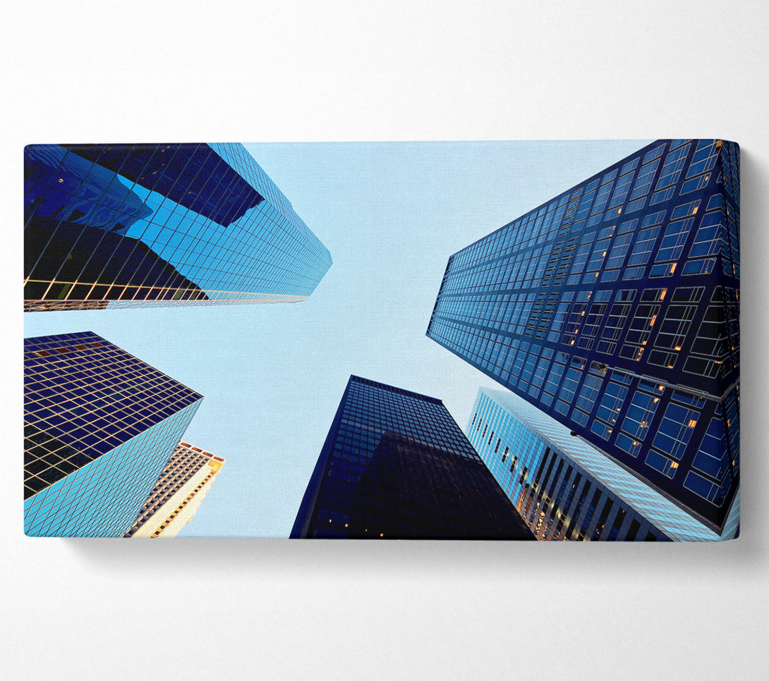  A Canvas Print of Skyscraper Skies Canvas Wall Art