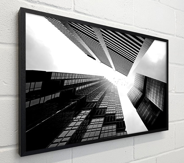 Skyscrapers In Black And White