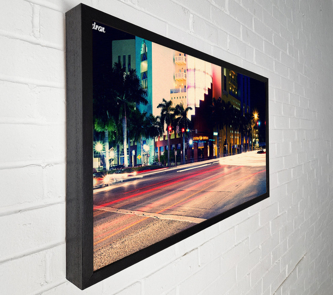  A Canvas Print of South Beach Canvas Wall Art