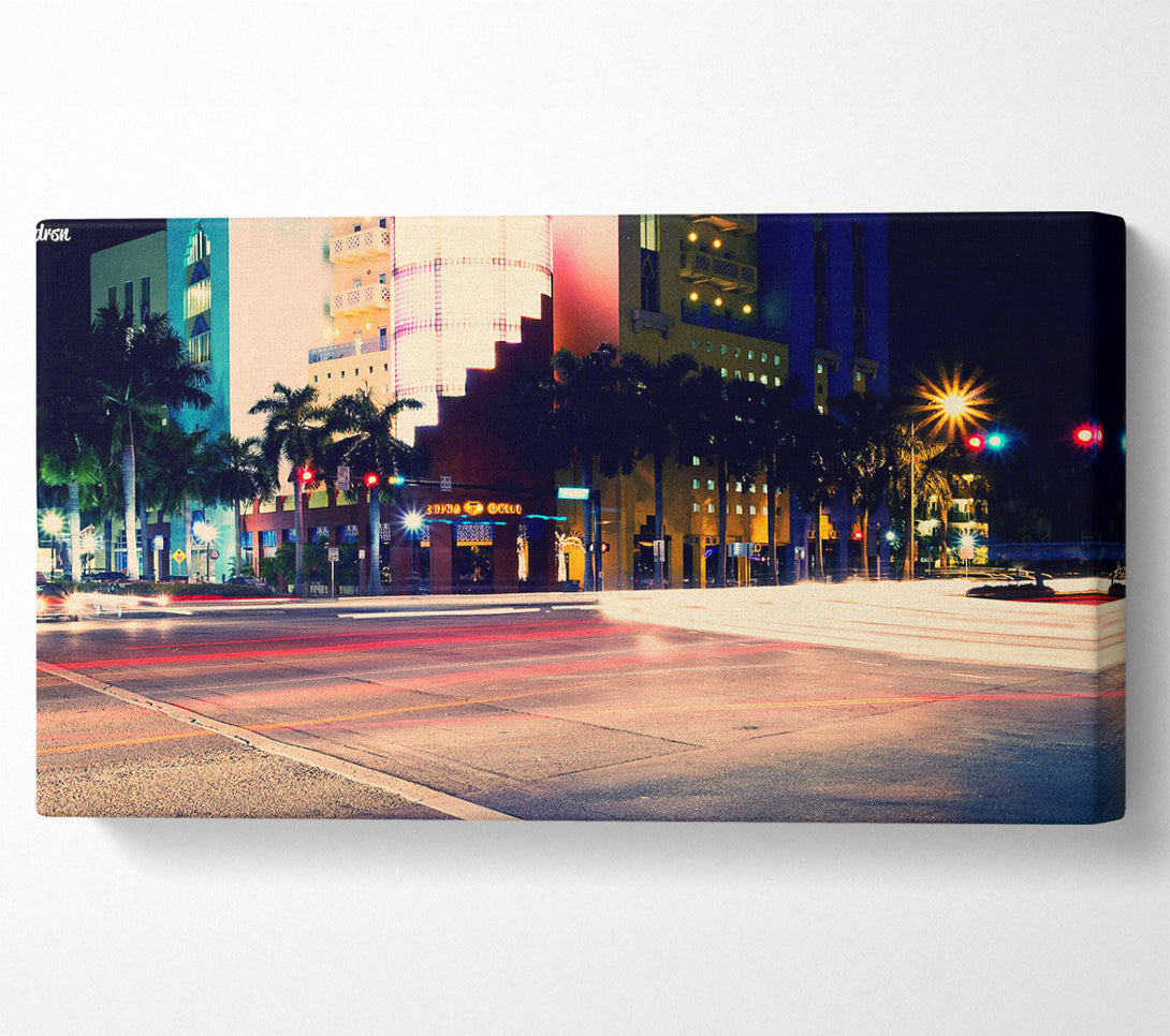  A Canvas Print of South Beach Canvas Wall Art