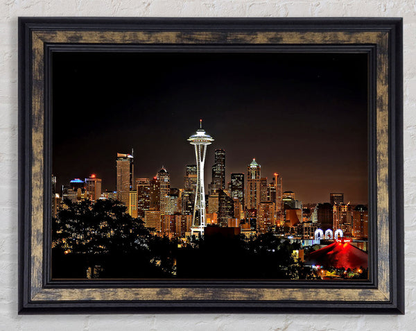 Spectacular Seattle Framed Print