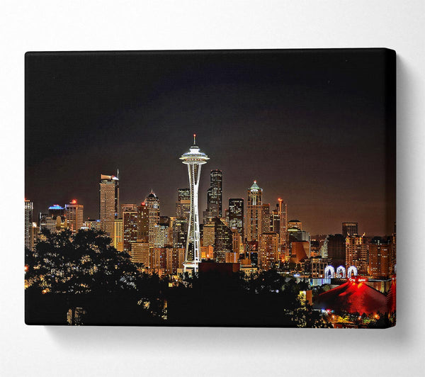  A Canvas Print of Spectacular Seattle Canvas Wall Art