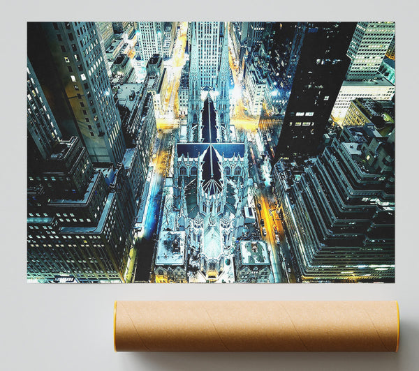 St Patricks Cathedral New York Giclee Print