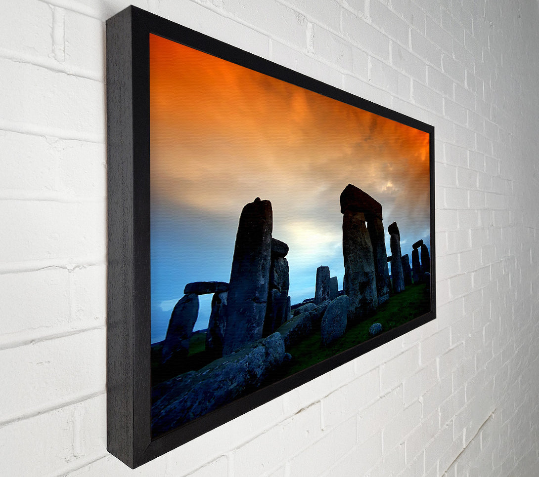  A Canvas Print of Stonehenge At First Morning Light Canvas Wall Art